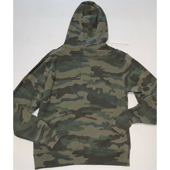 Womens Yee Yee Brand Camo Pattern Pullover Hooded Sweatshirt Size Medium - Picture 6 of 6